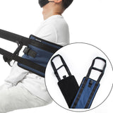 Nutscapt Transfer Sling Transfer Belts Senior Home Care,Strong Straps and Two Sets of Soft Rubber Handles Body Mobility Aid for Patients,Seniors Disabled, Elderly, Injured (Dark Blue, 35in*9.5in)