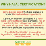 SHIFAA NUTRITION Halal & Grass-Fed Hydrolyzed Collagen Peptides Protein Powder Unflavored, 1 Lb. (16 Oz) | Type I & III | for Hair, Skin, Nail, Joints | Keto & Paleo Friendly, Sugar-Free, Gluten-Free