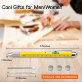 Gifts for Dad, 9 in 1 Multi Tool Pen, Fathers Day Dad Gifts from Daughter Son, Mens Gifts for Christmas, Cool Gadgets for Grandpa, Gifts for Men Who Have Everything