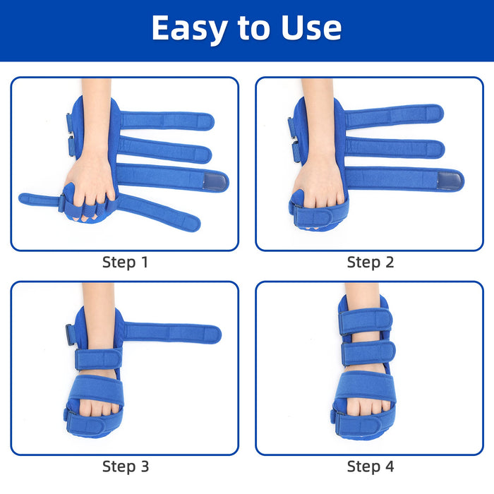 Resting Hand Splint, Stroke Hand Therapy Equipment, Hand Brace with Finger Support for Stroke Recovery Patients, Carpal Tunnel Syndrome, Arthritis, Tendinitis, Metacarpal Breaks (Large Right)