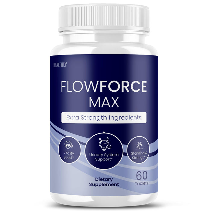 Flow Force Max Prostate Support Supplement - Official Formula - FlowForce Max Advanced Pills Reviews Alternative to Chewable Candy, Tablets Flow Force Max Candy Extra Strength Prostate (60 Capsules)