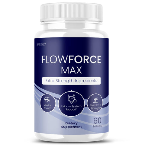 Flow Force Max Prostate Support Supplement - Official Formula - FlowForce Max Advanced Pills Reviews Alternative to Chewable Candy, Tablets Flow Force Max Candy Extra Strength Prostate (60 Capsules)
