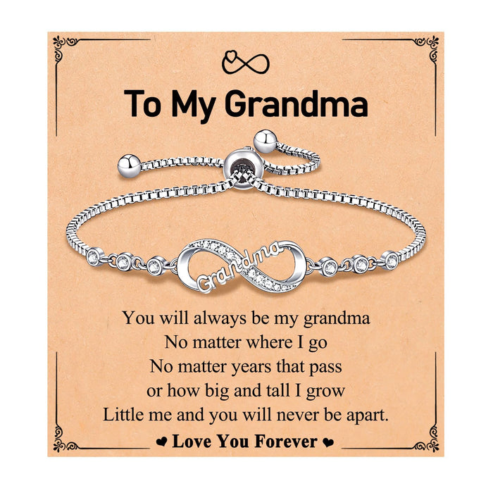 UNGENT THEM Grandma Christmas Birthday Gifts Presents Ideas Best Grandmother Bracelet Grandparents Valentines Day Mothers Day Gifts for Grandma Elderly Gigi