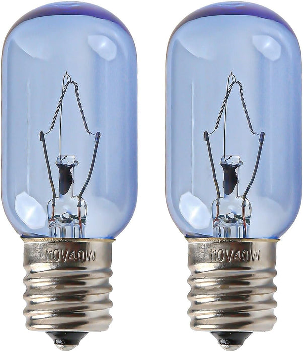 Estpod 297048600 241552802 Refrigerator Light Bulb 40W T8 E17 Compatible with Frigidaire Kenmore Whirlpool Electrolux KitchenAid – Replaces AP3770086 AH976993 EA976993 EA1149215 – Pack of 2