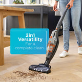 BLACK+DECKER Powerseries Cordless Stick Vacuum Cleaner & Hand Vac, 2-in-1, Titanium Gray (HSVB420J)