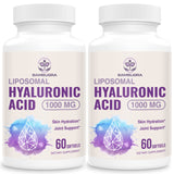 Sambugra Liposomal Hyaluronic Acid Supplements, Hyaluronic Acid Capsules with 1000mg Hyaluronic Acid, Dietary Supplement Support Skin Hydration and Joint Lubrication, 1380 Capsules（Pack of 23）
