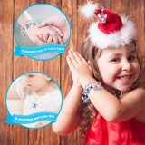 Myouth Advent Calendar 2024 Kids Christmas 24 Days Countdown Calendar with Bracelet, Necklace, Ring and Unique Cute Cartoon Charm Christmas Holiday Ornament Gift