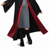 Harry Potter Hermione Granger Deluxe Girls Costume, Black & Red, Kids Size Medium (7-8)