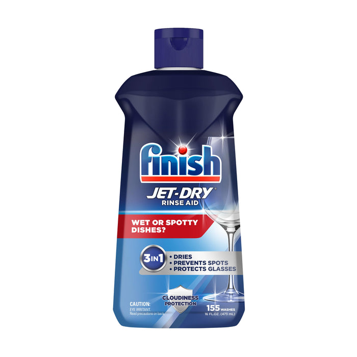 Finish Jet-Dry Liquid Rinse Aid, Dishwasher Rinse and Drying Agent, 23 fl oz, Packaging may vary ( Pack of 1 )