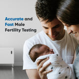 YO Home Sperm Test | At-Home Fertility Test Kit for Men | Check Motile Sperm Concentration with 97% Accuracy | Fast Results Using Your Smartphone | includes 2 Tests | Private, Convenient, Easy to Use