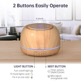 ASAKUKI Essential Oil Diffusers with 10Pcs*10ml Pure Essential Oil Gift Set, 5 in 1 Ultrasonic 300ML Aromatherapy Fragrant Oil Humidifier Vaporizer with Remote Control, Timer and Auto-Off-Yellow