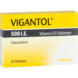 VIGANTOL 500 IU Vitamin D3 tablets 50 pieces