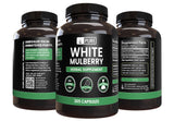 Pure Original Ingredients White Mulberry (365 Capsules) No Magnesium Or Rice Fillers, Always Pure, Lab Verified