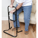 Bandwagon Chair Stand Assist - Portable Bar Helps You Rise from Seated Position - Lift Safety Elderly Assistance Products, Metal, Black