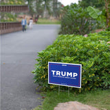 Trump Yard Sign 2024, 18" x 12" Double-Sided Trump Campaign Yard Sign With Stake, MAGA Trump Yard Sign, Show Your Support, Decorate Your Lawn With Trump Campaign Yard Sign