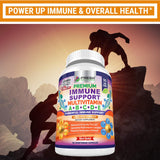 Immune Support Multivitamin for Men and Women with Vitamins A, B, C, D, E, B6, B12 - Zinc, Magnesium and Copper with Liposomal Complex for Enhanced Absorption - Daily Antioxidant Boost - 90 Vegan Caps