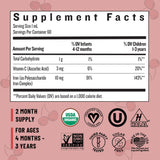 Legendairy Milk Organic Liquid Iron Supplement for Babies & Toddlers with Vitamin C - Kids Iron Supplement - Cherry Flavor & Sugar Free 60 Servings