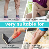 Calf Brace Leg Compression Sleeves for Men & Women, Shin Splints for Calf Muscle Wrap, Diamond-shaped Elastic Band for Pressure, fit Swelling, Varicose Vein Pain Relief, Running, Hiking, Fitness -S/M