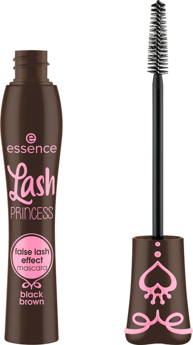 ESSENCE | Lash Princess False Lash Effect Mascara Brown (1 Pack) | Intense Volume, Length & Definition | Vegan, Cruelty Free & Paraben Free