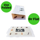 Bug Shield Sticky Glue Traps 36 Glue Boards, All Types of Incets, Spiders, Cockroaches, Ants, Cave Crickets, and More.Professional Strength Glue.