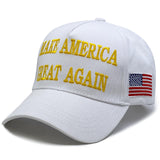 Trump 2024 45-47 MAGA Hat Make America Great Again Donald Trump Slogan with USA Flag Baseball Cap (2pcs White MAGA Hat)