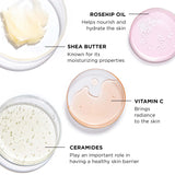 IT Cosmetics Bye Bye Makeup Cleansing Balm - 3-in-1 Makeup Remover, Facial Cleanser & Hydrating Facial Mask - With Vitamin C, Ceramides, Shea Butter & Rosehip Oil - 4 oz