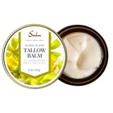 SULU ORGANICS Natural Whipped Tallow Balm for Face and Body, Natural Moisturizer made with Grassfed Beef Tallow- 4 oz/113 g (Lavender)