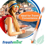 FRESHMINT (100 Pack) Individually Wrapped Premium Toothbrushes, Oversized Easy Grip Rubber Handle, Soft Multi Color Nylon Bristles, Bulk Packed, No Cutting or Tearing Apart Required.