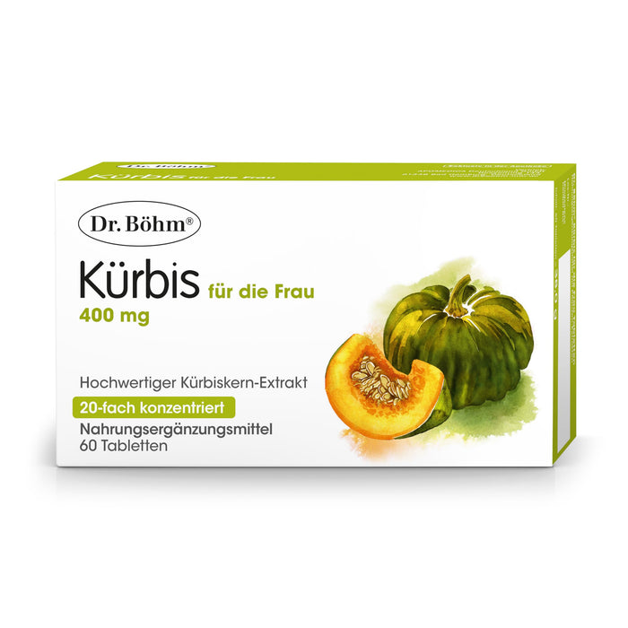 Dr. Böhm Pumpkin for women: For the sensitive bladder, highly concentrated pumpkin extract, 60 tablets