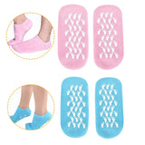 Moisturizing Socks, Gel Socks Soft Moisturizing Gel Socks, Gel Spa Socks for Repairing and Softening Dry Cracked Feet Skins, Gel Lining Infused with Essential Oils and Vitamins