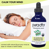 PURA D'OR Organic Ylang Ylang Essential Oil (4oz with Glass Dropper) 100% Pure & Natural Therapeutic Grade for Hair, Body, Skin, Aromatherapy Diffuser, Relaxation, Massage, Mood, Antioxidant Support