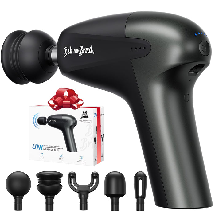 BOB AND BRAD Massage Gun, UNI Mini Massage Gun Deep Tissue Muscle Massage Gun, Upgrade 10mm Amplitude Professional Handheld Percussion Massage Gun, Gifts for Women Men Mom Dad