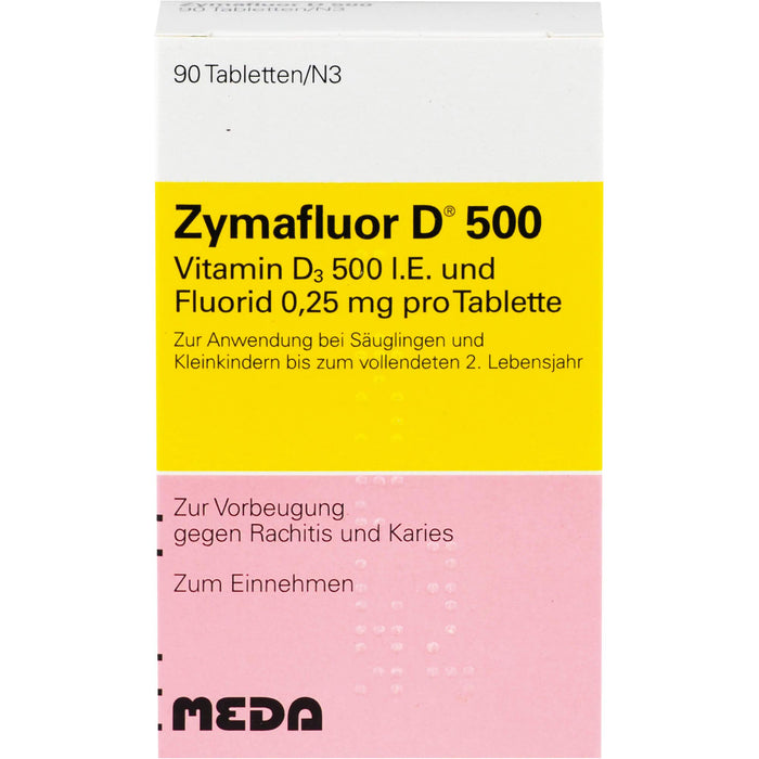 Zymafluor D 500 tablets, 90 pcs