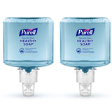 PURELL Brand CLEAN RELEASE Technology (CRT) HEALTHY SOAP Naturally Clean Foam, Fragrance Free, 1200 mL Refill for PURELL ES6 Automatic Soap Dispenser (Pack of 2) - 6470-02-Manufactured by GOJO, Inc.