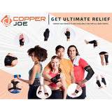 Copper Joe Compression Shoulder Brace for Women & Men - Rotator Cuff Support Brace for Shoulder Pain Relief - Copper-Infused Adjustable Shoulder Brace Compression