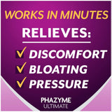 Phazyme Gas Relief Bundle with 500 mg and 250 mg Simethicone Fast Gels, 20 and 24 Count