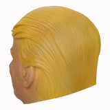 Halloween Latex Head Mask, Republican Presidential Candidate Trump & Joe Biden Mask, Realistic Celebrity Full-Head Rubber Maske for Novelty Old Man Cosplay Masquerade Costume (Adult Size) (trump)