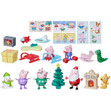 Peppa Pig Advent Calendar with 24 Surprise Toys and Stickers Including 5 Peppa Pig Figures, Preschool Toys for 3 Year Old Girls and Boys and Up