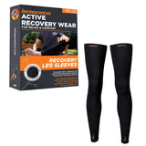 Incrediwear Leg Sleeve 2pk – Full Length Long Leg Sleeve for Leg Pain Relief & Muscle Recovery, Helps Reduce Swelling & Inflammation, Promotes Circulation, Leg Sleeves for Men & Women (Black, Medium)