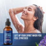 Eucalyptus, Lavender Shower Steamer Spray 2 fl oz - Freshens Up Any Space, Aromatherapy Steam Shower Spray, Enhances Mood, at Home Spa - Instant Deodorizer for Bathroom - Nexon Botanics