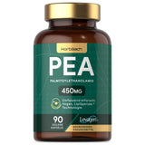 Palmitoylethanolamide Pea 450mg | Levagen Plus PEA | 90 Vegan Capsules | by Horbaach