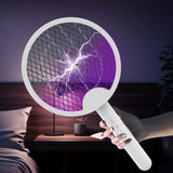 iHave Electric Fly Swatter, 2-in-1 Bug Zapper for Home Indoor and Outdoor Use, Rechargeable Dual Modes Mosquito Zapper, Say Goodbye to Bugs in Your Bedroom, Kitchen, Backyard, Patio and Camping