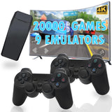 Hikonia Retro Game Console with 20000 Games,Plug & Play Video Game Console 9 Emulators Classic Games,4K HDMI Output for TV,Dual Controllers Birthday Gifts for Boys & Girls 64G