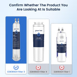 GLACIER FRESH 4396841 Refrigerator Water Filter Compatible with EDR3RXD1, 4396841, 4396710, Filter 3, 46-9083,46-9030, 9030, 9083 Refrigerator Water Filter | 2 Pack