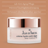 JEAN D'ARCEL - MULTIBALANCE - crème hydro anti-âge - Intensive 24h Feuchtigkeitspflege - Für eine strahlende, ebenmäßigere Haut - 50ml