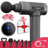 Xllent Massage Gun - Mothers Day Gifts for Mom from Daughter,Portable Super Quiet Electric Percussion Muscle Massager,Gifts for Women Men Her Him Mom Dad(Gray)