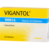 Vigantol 1,000 IU vitamin D3 tablets, 50 pcs