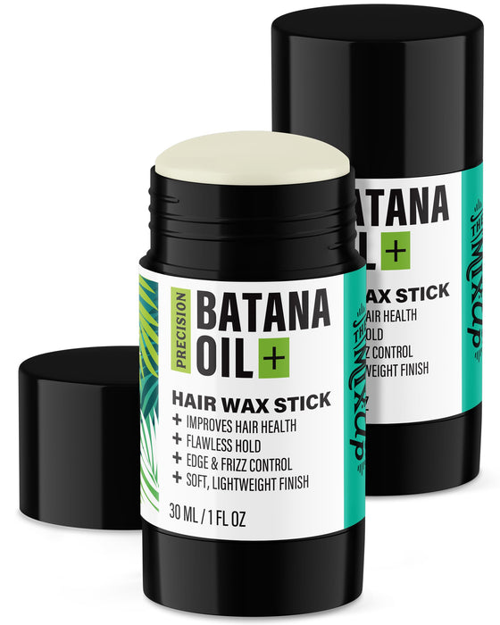 The-Mix-Up (2 Pack) Wax Sticks for Hair Edge Control & Frizz Control - Hair Wax Stick for Flyaways with Batana Oil for Hair Growth & Jamaican Black Castor Oil Organic for Strength & Shine