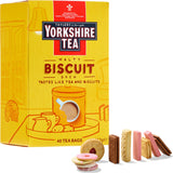 YORKSHIRE TEA Taylors of Harrogate Biscuit Brew Yorkshire 40 Tea Bags, 112 g