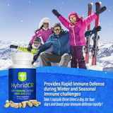 HybridCR Rapid Immune Boost Defense | Zinc, Echinacea, Andrographis, Ginseng, Selenium, Gluten-Free & Non-GMO | 5-In-1 Immune Support Supplement | Pharmacist Formulated 1 Month Supply (30 Veggie Caps)